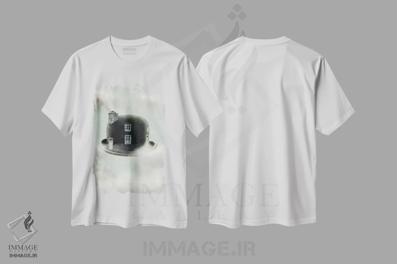 تیشرت سفید طرح دار خواب بین اثر اریک فن | immage.ir