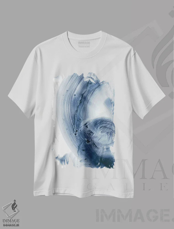 تیشرت سفید طرح دار کوازارها II اثر اتان هارپر | immage.ir
