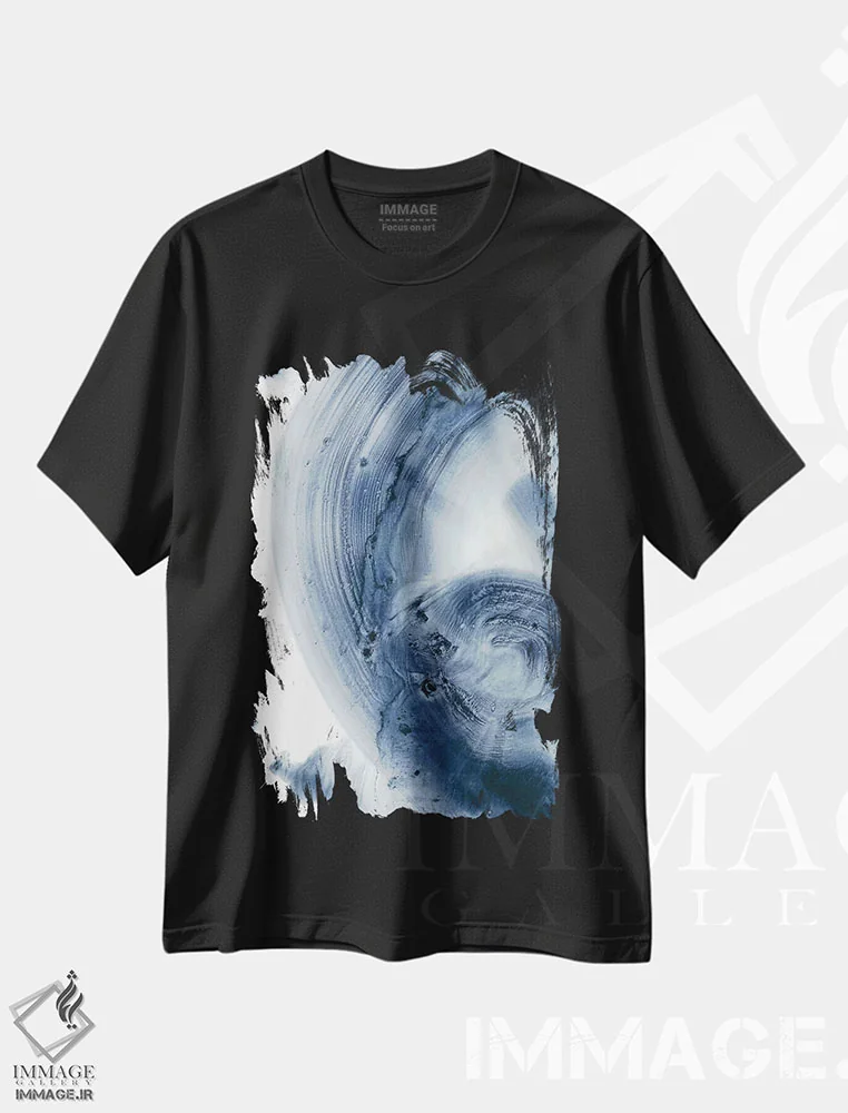 تیشرت مشکی طرح دار کوازارها II اثر اتان هارپر | فروشگاه ایماژ