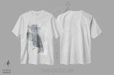 تیشرت سفید طرح دار خاکستری مرمری II، آبستره اثر اتان هارپر | فروشگاه ایماژ