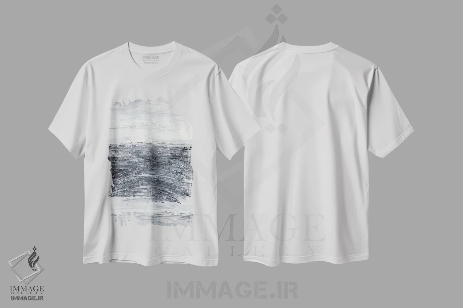 تیشرت سفید طرح دار هادی بودن II اثر اتان هارپر | immage.ir