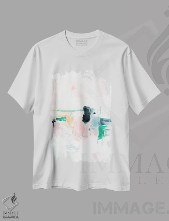 تیشرت سفید طرح دار آبنبات آدامس بادکنکی II اثر اتان هارپر | فروشگاه ایماژ