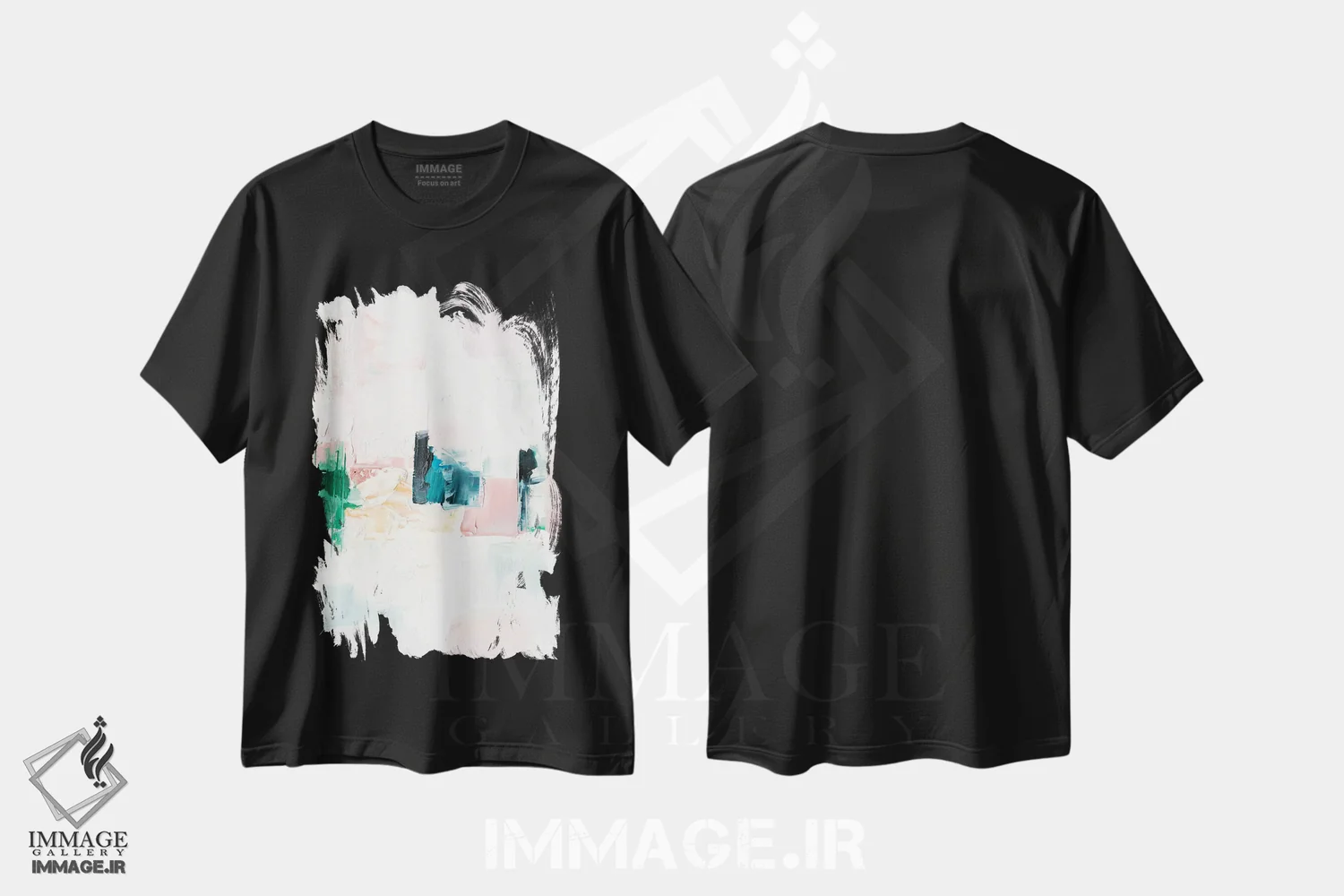 تیشرت مشکی طرح دار آبنبات آدامس بادکنکی I اثر اتان هارپر | فروشگاه ایماژ