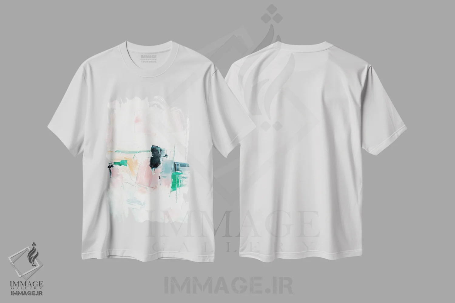 تیشرت سفید طرح دار آبنبات آدامس بادکنکی II اثر اتان هارپر | فروشگاه ایماژ