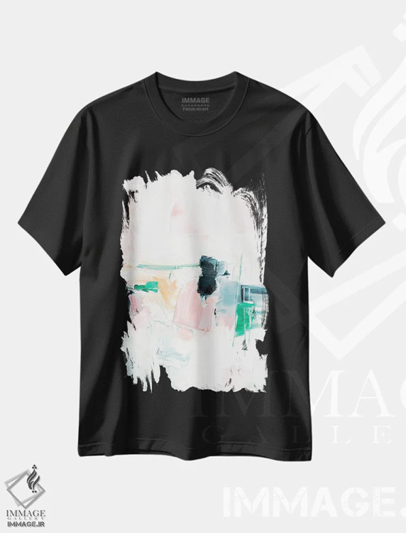 تیشرت مشکی طرح دار آبنبات آدامس بادکنکی II اثر اتان هارپر | immage.ir