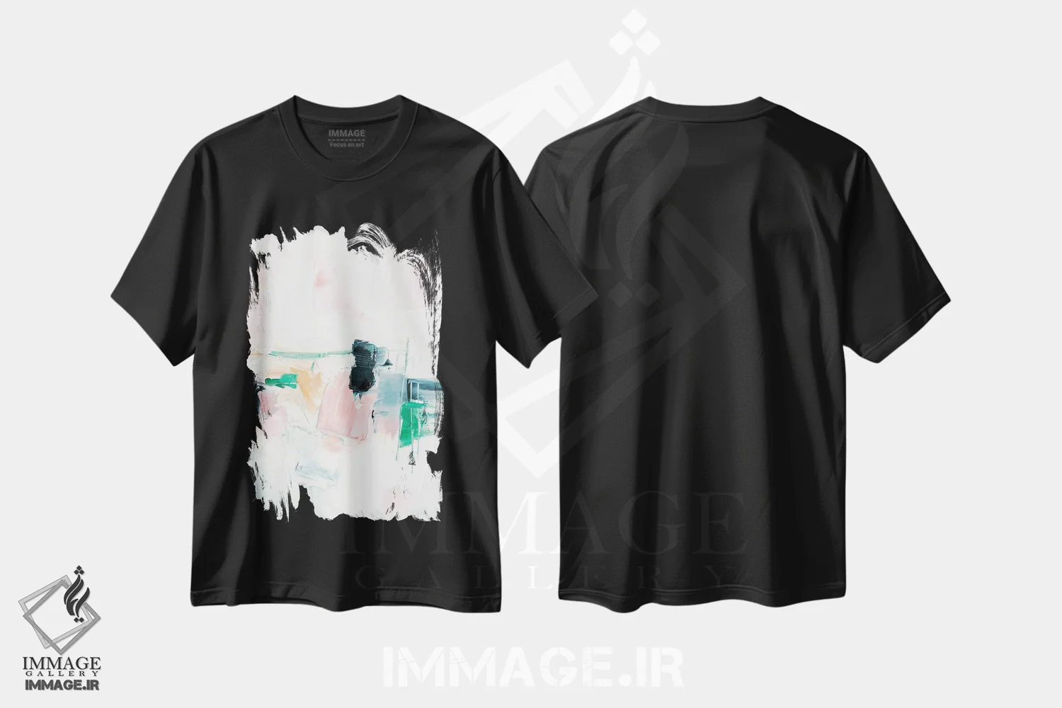 تیشرت مشکی طرح دار آبنبات آدامس بادکنکی II اثر اتان هارپر | immage.ir