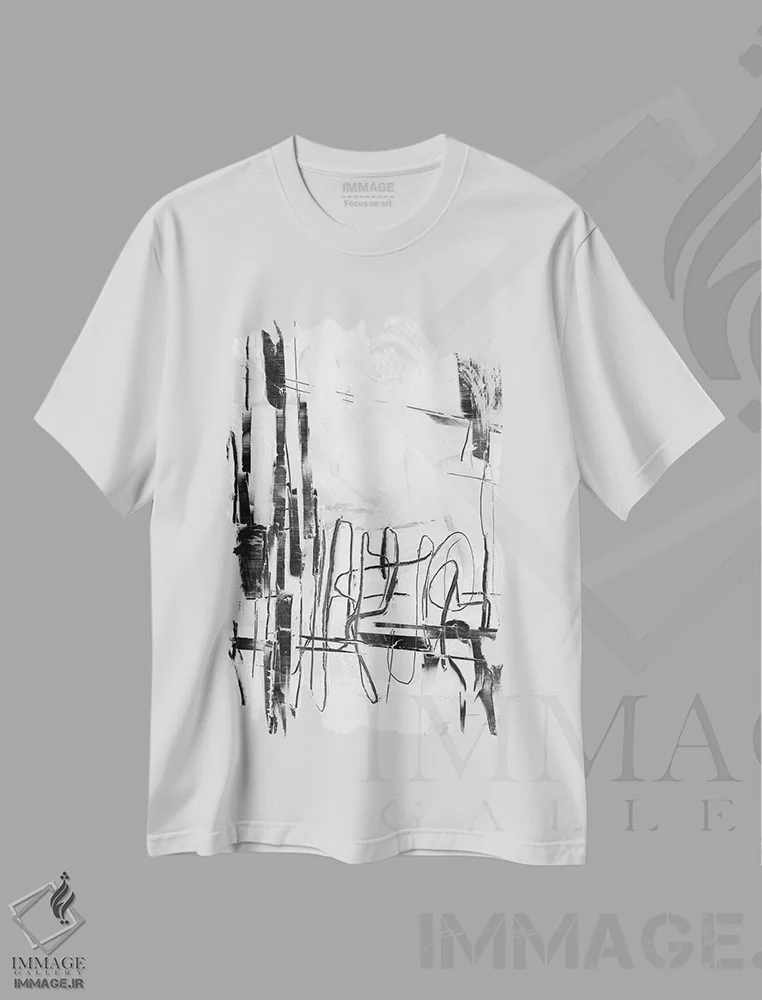 تیشرت سفید طرح دار طوفان قطبی I اثر اتان هارپر | immage.ir