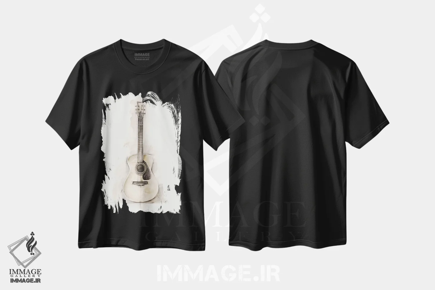 تیشرت مشکی طرح دار گیتار اتان I اثر اتان هارپر | immage.ir