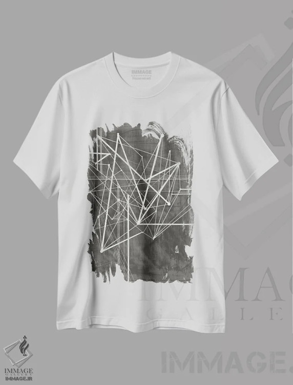 تیشرت سفید طرح دار رأس ها I اثر اتان هارپر | فروشگاه ایماژ