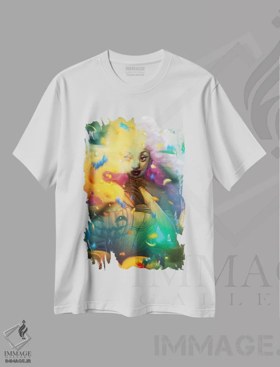 تیشرت سفید طرح دار لطفاً یکی بردارید، هنر آمریکایی آفریقایی تبار اثر اجیوا ابنبه | فروشگاه ایماژ