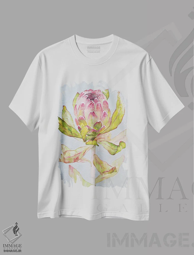تیشرت سفید طرح دار پروتئا، دکور معاصر اثر اکاترینا پریسیچ | immage.ir