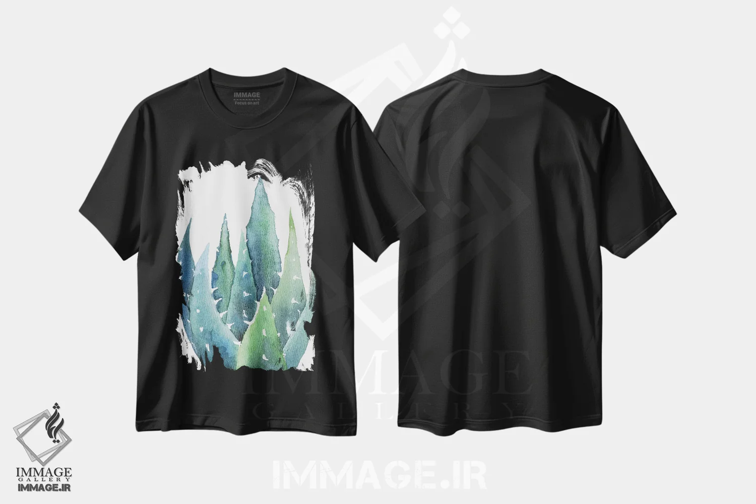 تیشرت مشکی طرح دار کاکتوس، دکور معاصر اثر اکاترینا پریسیچ | immage.ir