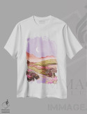 تیشرت سفید طرح دار آثار اکاترینا پریسیچ - فروشگاه ایماژ