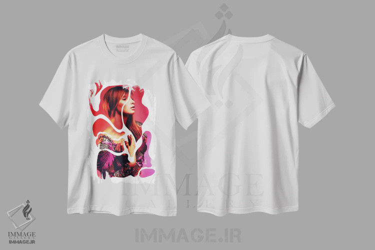 تیشرت سفید طرح دار دومینیک در رؤیا، تزئینی اثر النا کولیـکووا | immage.ir