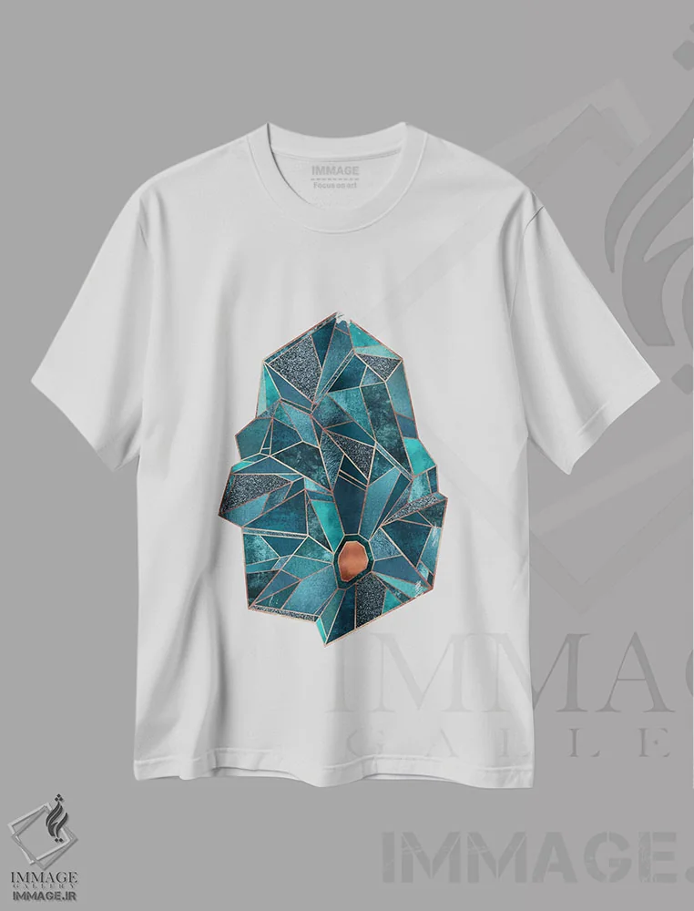 تیشرت سفید طرح دار ارزشمند ۱، تزئینی اثر الیزابت فردریکسون | فروشگاه ایماژ