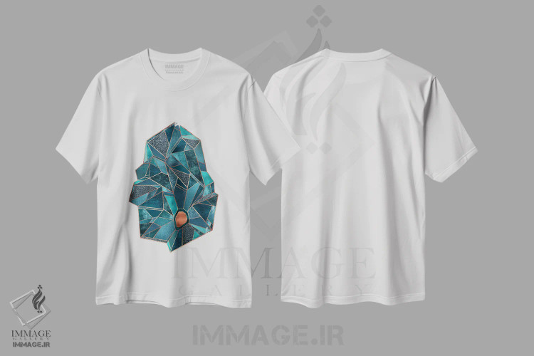تیشرت سفید طرح دار ارزشمند ۱، تزئینی اثر الیزابت فردریکسون | فروشگاه ایماژ