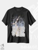 تیشرت مشکی طرح دار آثار الیزابت فردریکسون - فروشگاه ایماژ