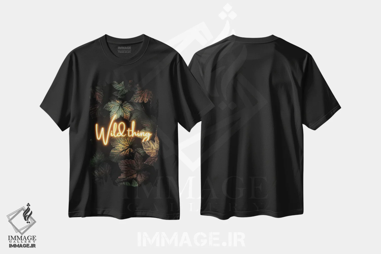 تیشرت مشکی طرح دار چیز وحشی، دکوراسیون جایگزین اثر الیزابت فردریکسون | immage.ir