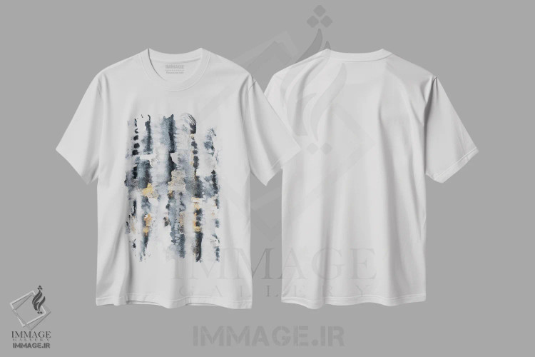 تیشرت سفید طرح دار روشن شدن فضا اثر الیزابت فردریکسون | فروشگاه ایماژ