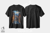 تیشرت مشکی طرح دار بهار مونمارتر، هنر فاخر معاصر اثر اوگنی لوشپین | immage.ir