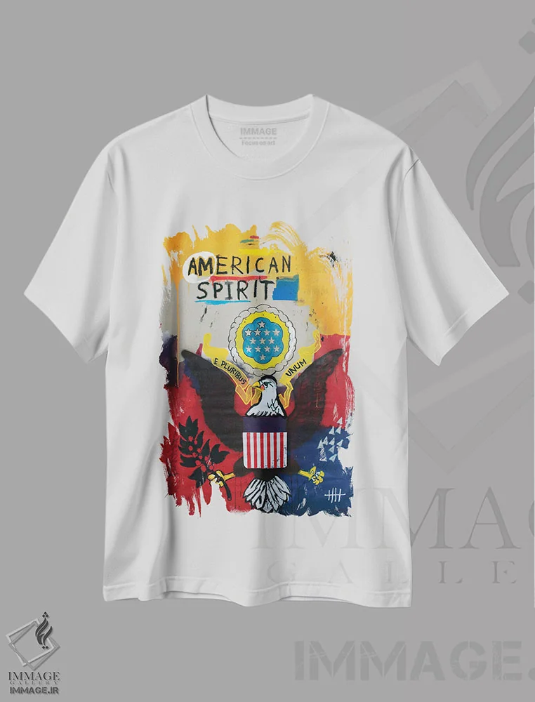 تیشرت سفید طرح دار لاشه خوار، دکوراسیون جایگزین اثر اددی لاو | immage.ir