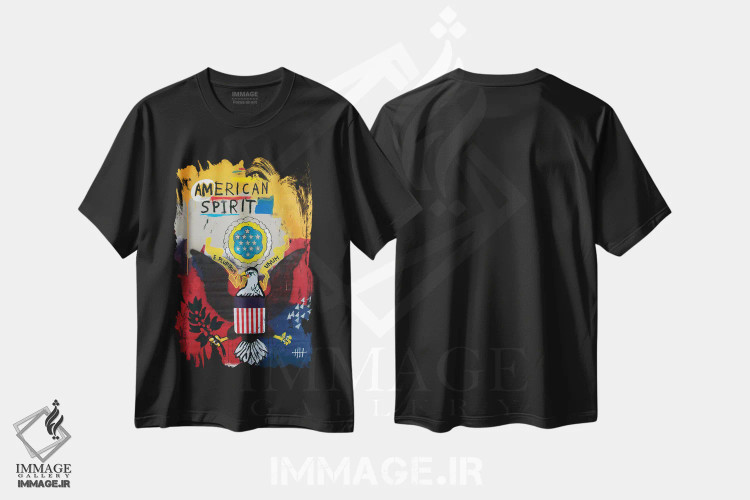 تیشرت مشکی طرح دار لاشه خوار، دکوراسیون جایگزین اثر اددی لاو | فروشگاه ایماژ