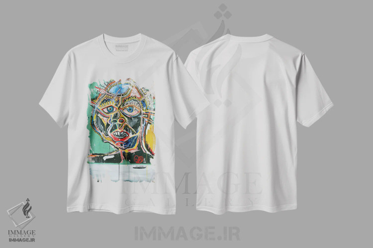 تیشرت سفید طرح دار انگیزهٔ من عشق است، دکوراسیون جایگزین اثر اددی لاو | فروشگاه ایماژ