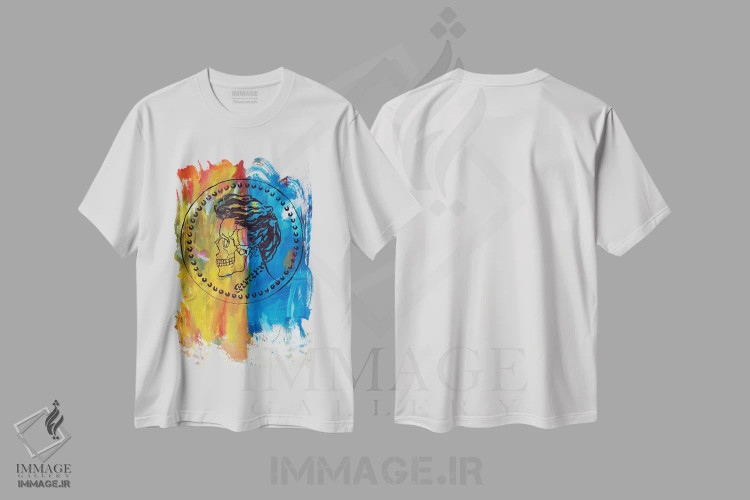 تیشرت سفید طرح دار مرگ بر ستمگران، دکوراسیون جایگزین اثر اددی لاو | فروشگاه ایماژ