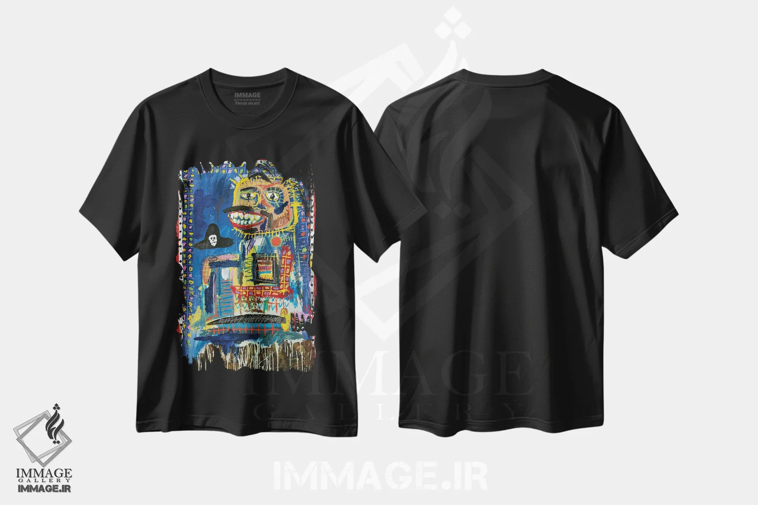 تیشرت مشکی طرح دار چشم چشم کاپیتان!، دکوراسیون جایگزین اثر اددی لاو | فروشگاه ایماژ