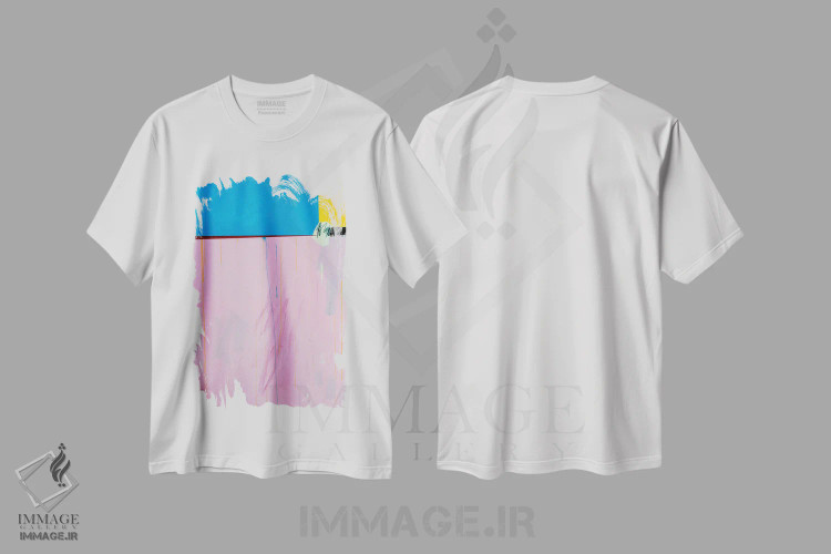 تیشرت سفید طرح دار آثار اددی لاو - immage.ir