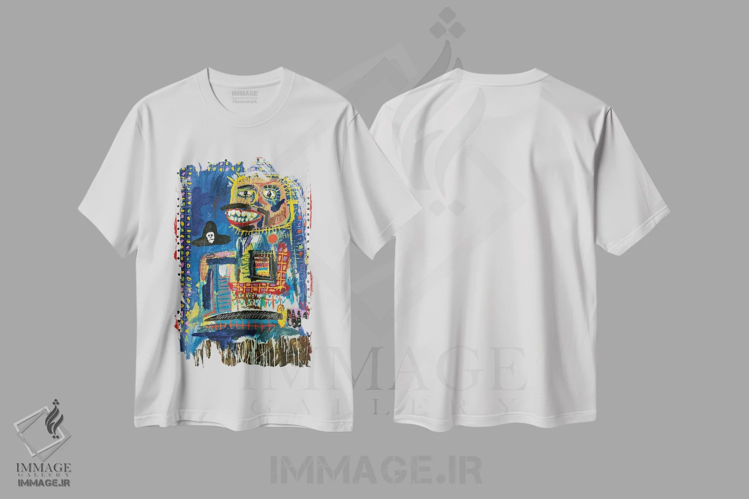 تیشرت سفید طرح دار چشم چشم کاپیتان!، دکوراسیون جایگزین اثر اددی لاو | immage.ir