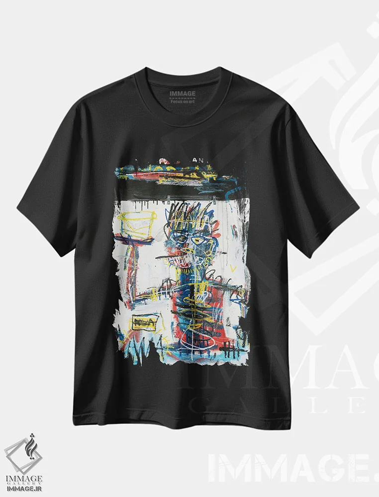 تیشرت مشکی طرح دار اسکیت برد لانگ برد: پزدهنده زیاد شده!، دکوراسیون جایگزین اثر اددی لاو | فروشگاه ایماژ