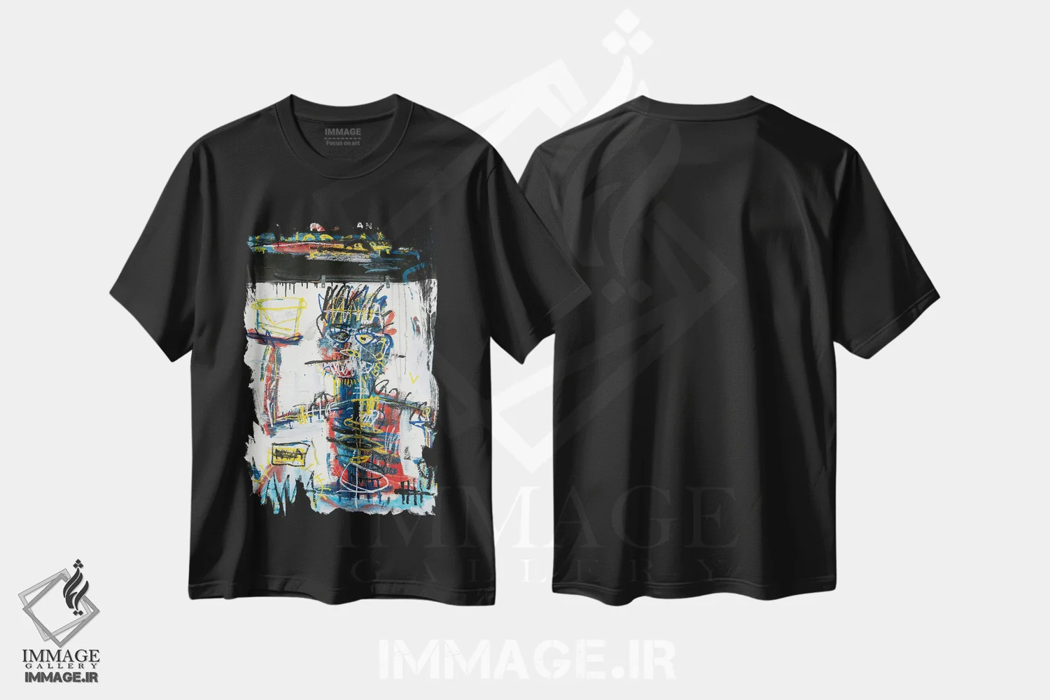 تیشرت مشکی طرح دار اسکیت برد لانگ برد: پزدهنده زیاد شده!، دکوراسیون جایگزین اثر اددی لاو | فروشگاه ایماژ