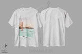 تیشرت سفید طرح دار آثار لایمن کریتیو کو. - فروشگاه ایماژ