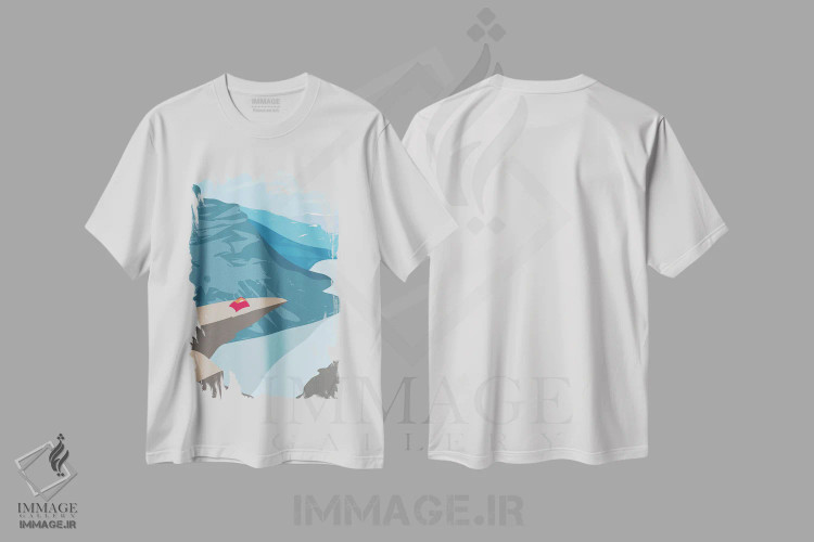 تیشرت سفید طرح دار "ترولتونگا، نروژ"، تزئینی اثر لایمن کریتیو کو. | immage.ir