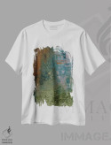 تیشرت سفید طرح دار جنگل دریایی شمارهٔ یک، آبستره اثر امیلی ماگون | immage.ir