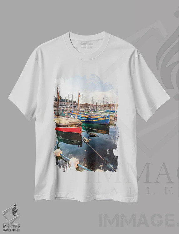تیشرت سفید طرح دار نیس، مدیوم اثر مانجیک پیکچرز | فروشگاه ایماژ