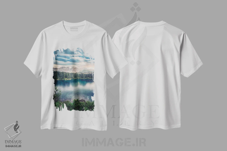 تیشرت سفید طرح دار غروب کاریزا، مدیوم اثر مانجیک پیکچرز | فروشگاه ایماژ