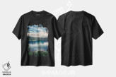 تیشرت مشکی طرح دار غروب کاریزا، مدیوم اثر مانجیک پیکچرز | immage.ir