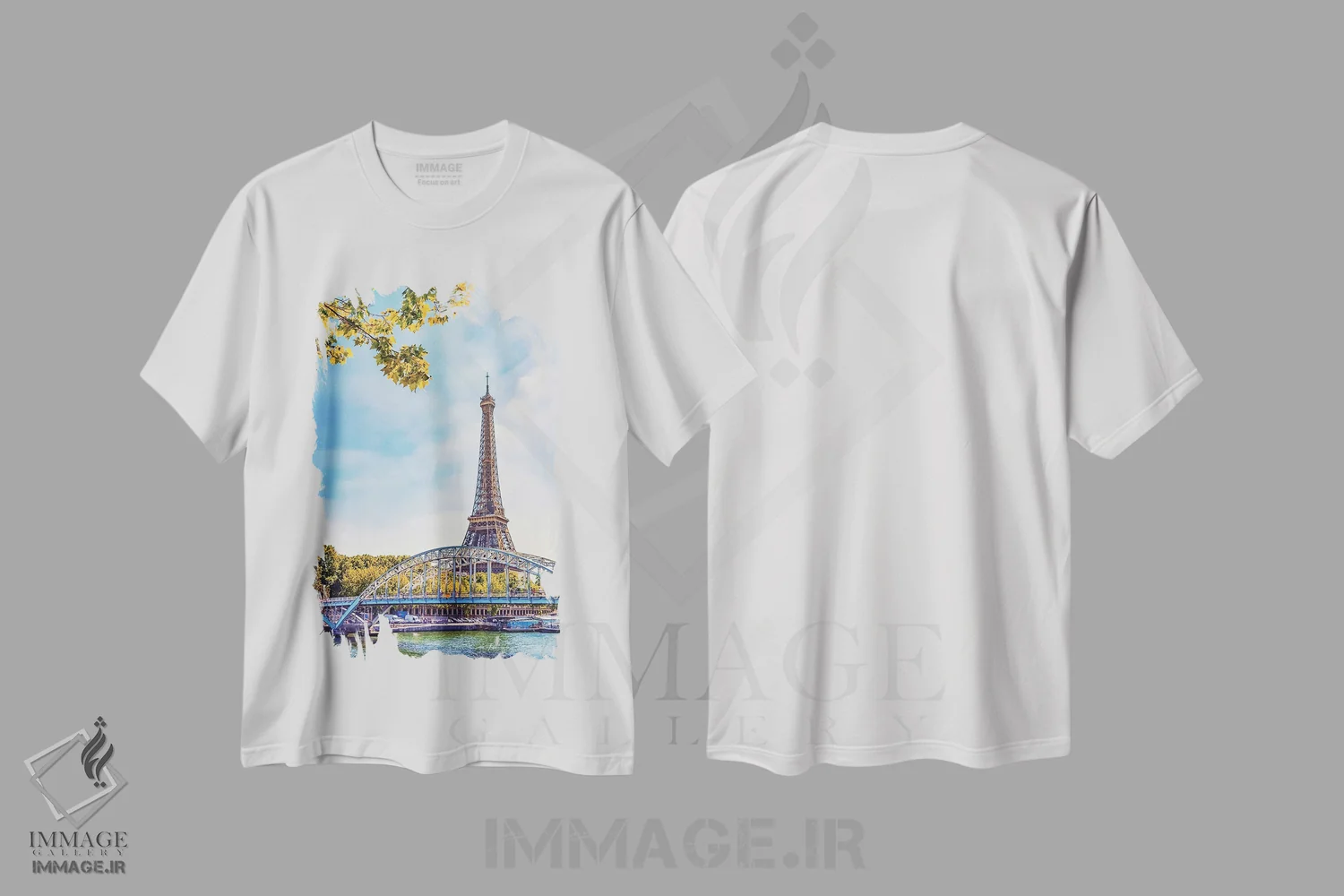 تیشرت سفید طرح دار پل پیاده روی دبلی، مدیوم اثر مانجیک پیکچرز | immage.ir