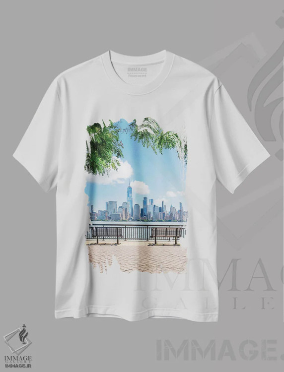 تیشرت سفید طرح دار پارک نیوجرسی، مدیوم اثر مانجیک پیکچرز | immage.ir