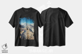تیشرت مشکی طرح دار اردوگاه پایه آناپورنا، مدیوم اثر مانجیک پیکچرز | immage.ir