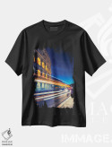 تیشرت مشکی طرح دار شب در رم، مدیوم اثر مانجیک پیکچرز | فروشگاه ایماژ
