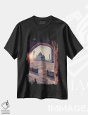 تیشرت مشکی طرح دار معماری تاج محل، مدیوم اثر مانجیک پیکچرز | immage.ir