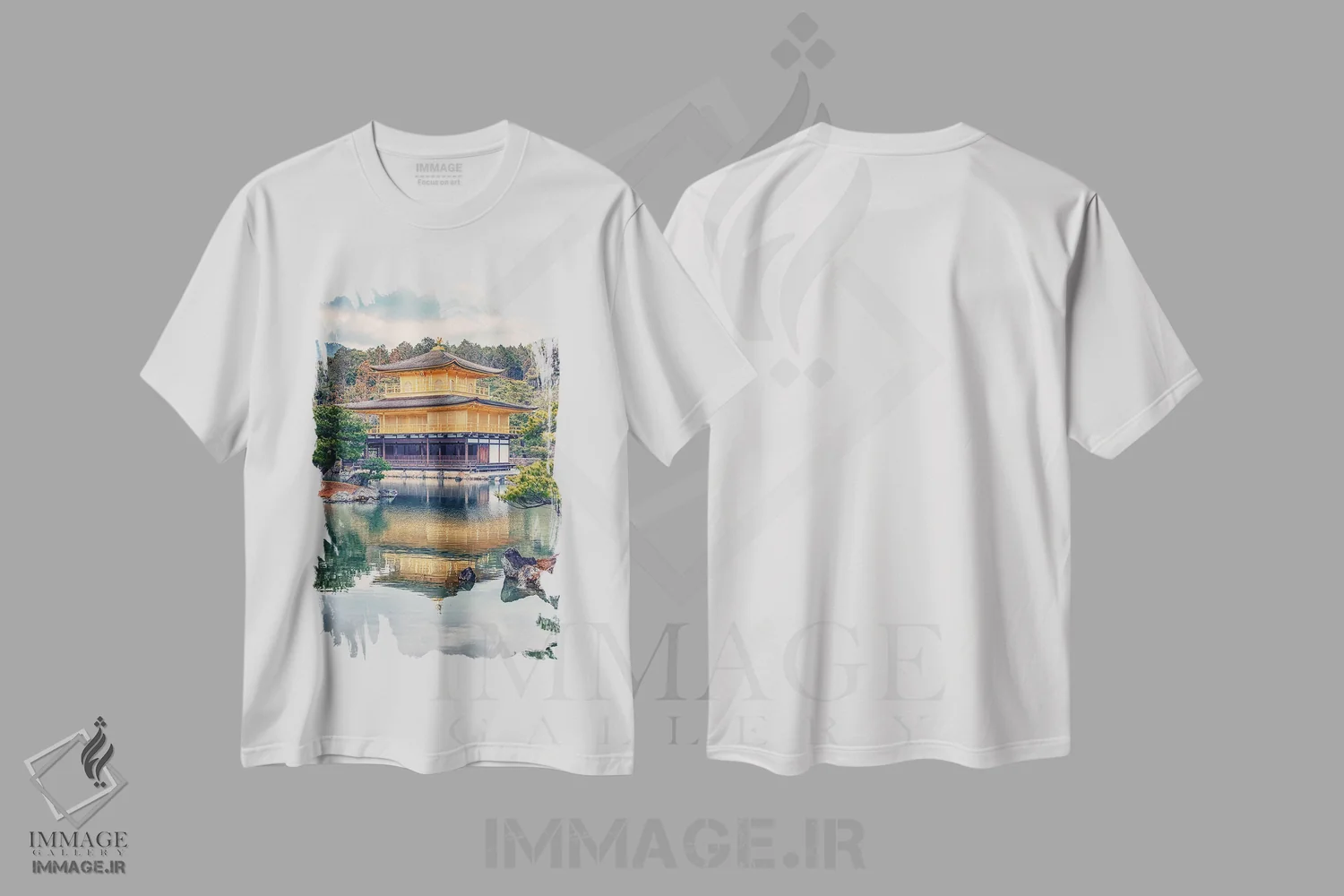 تیشرت سفید طرح دار معبد کیوتو، مدیوم اثر مانجیک پیکچرز | immage.ir