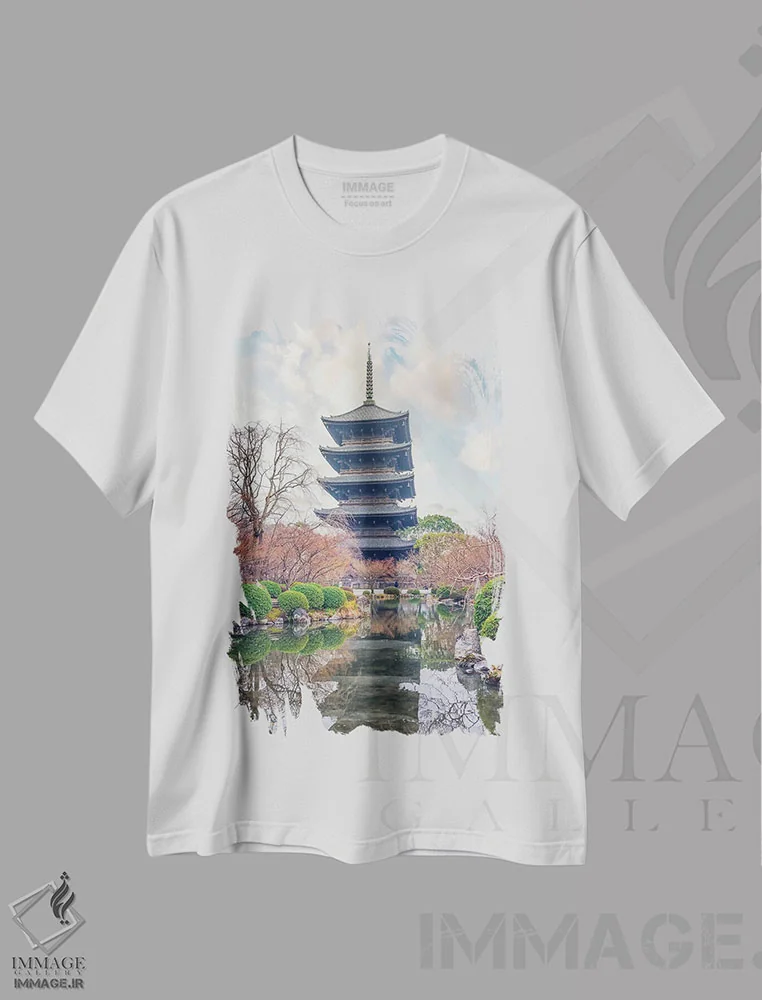 تیشرت سفید طرح دار تو-جی، مدیوم اثر مانجیک پیکچرز | immage.ir