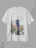 تیشرت سفید طرح دار تو-جی، مدیوم اثر مانجیک پیکچرز | immage.ir