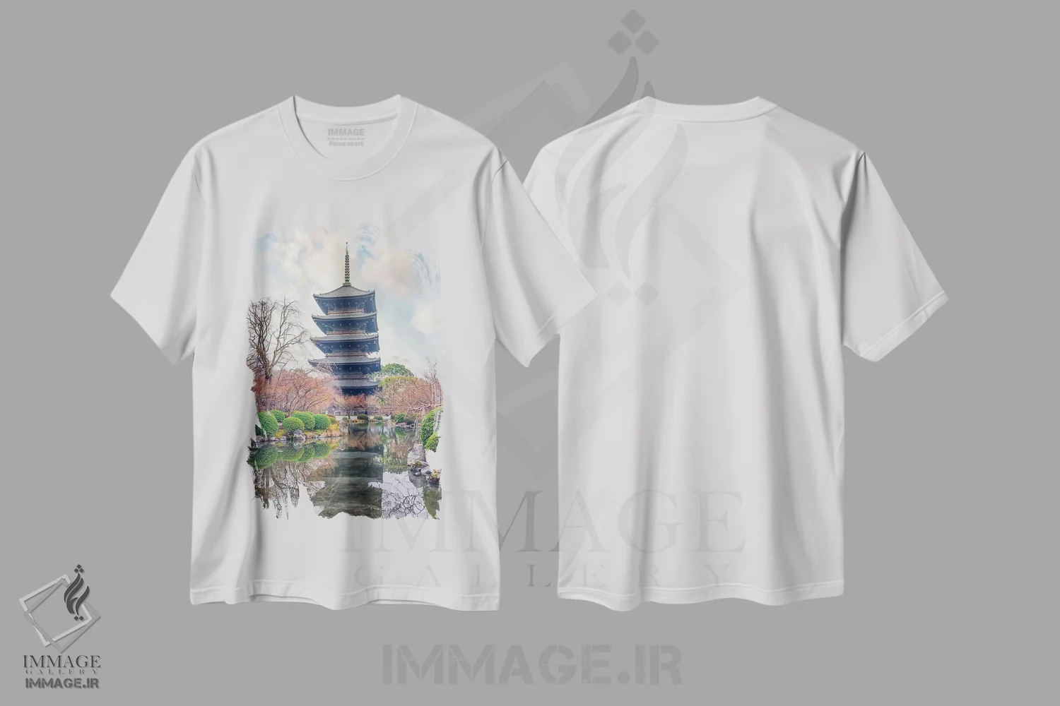 تیشرت سفید طرح دار تو-جی، مدیوم اثر مانجیک پیکچرز | immage.ir