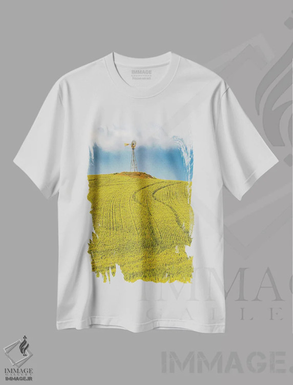 تیشرت سفید طرح دار آثار امیلی ام ویلسون - immage.ir