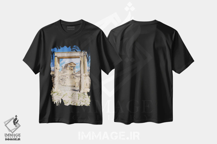 تیشرت مشکی طرح دار آثار امیلی ام ویلسون - immage.ir